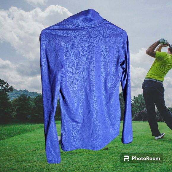 Nike Pro Pullover Size M Purple (Y92) - Picture 2 of 2